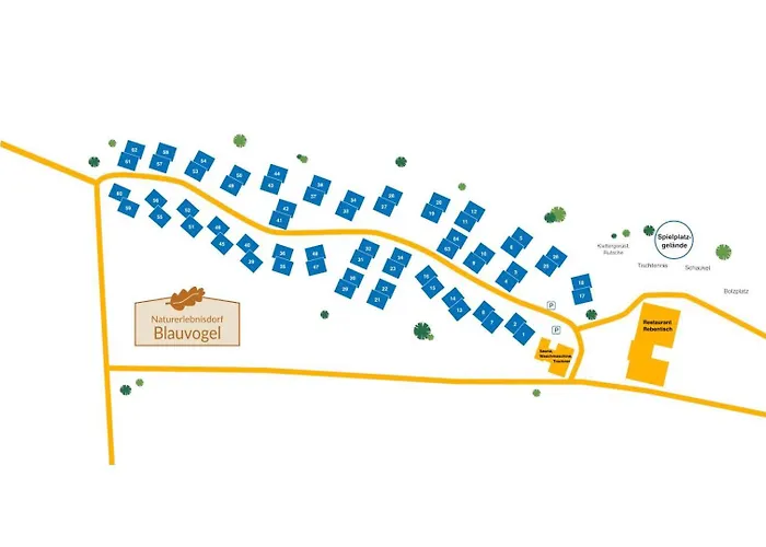Im Holzblockstil Im Naturerlebnisdorf Blauvogel *